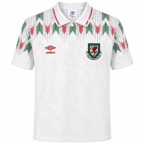Wales Away 1990 Football Shirt
