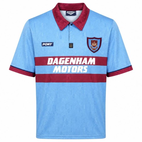West Ham United Away 1995 1997 Football Shirt