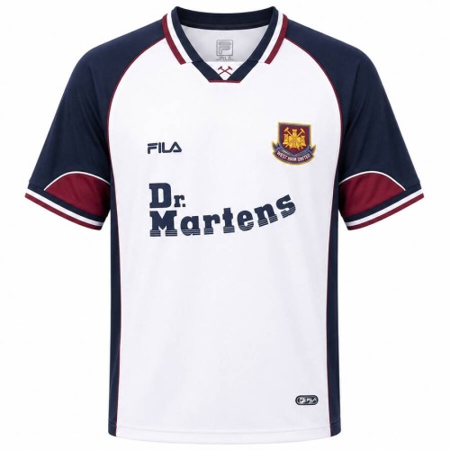 West Ham United Away 1999 2001 Football Shirt