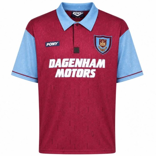 West Ham United Home 1995 1997 Football Shirt