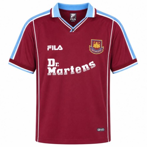 West Ham United Home 1999 2001 Football Shirt