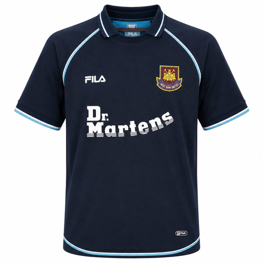 West Ham United Third 1999 2001 Football Shirt